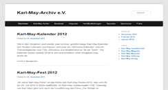 Desktop Screenshot of karl-may-archiv.de