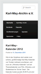 Mobile Screenshot of karl-may-archiv.de