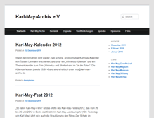 Tablet Screenshot of karl-may-archiv.de